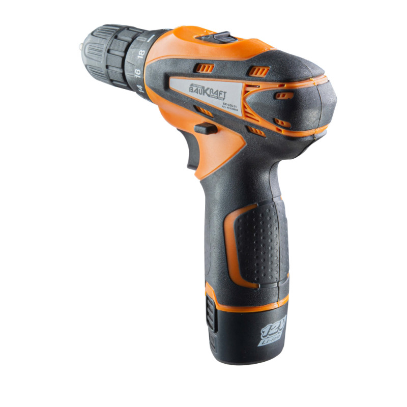 030604 Baukraft BK-CDL31 Masina de gaurit si insurubat cu acumulator Li-Ion 12V, 1.5Ah, 22Nm