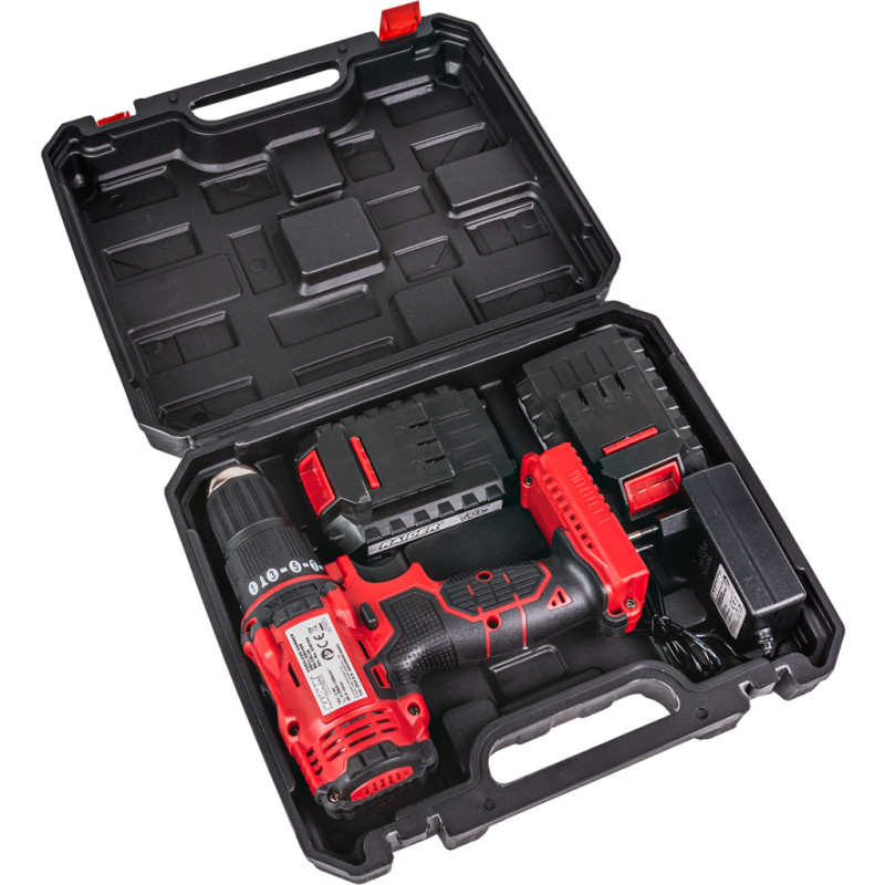 030184 RAIDER RD-CDL38 Masina de gaurit cu percutie cu acumulator Li-Ion 18V, 2x2Ah, 30Nm