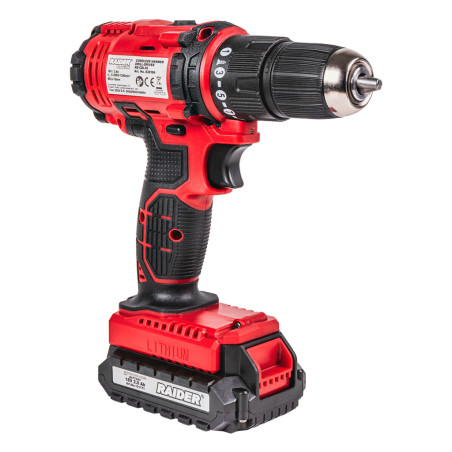 030184 RAIDER RD-CDL38 Masina de gaurit cu percutie cu acumulator Li-Ion 18V, 2x2Ah, 30Nm