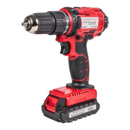 030184 RAIDER RD-CDL38 Masina de gaurit cu percutie cu acumulator Li-Ion 18V, 2x2Ah, 30Nm