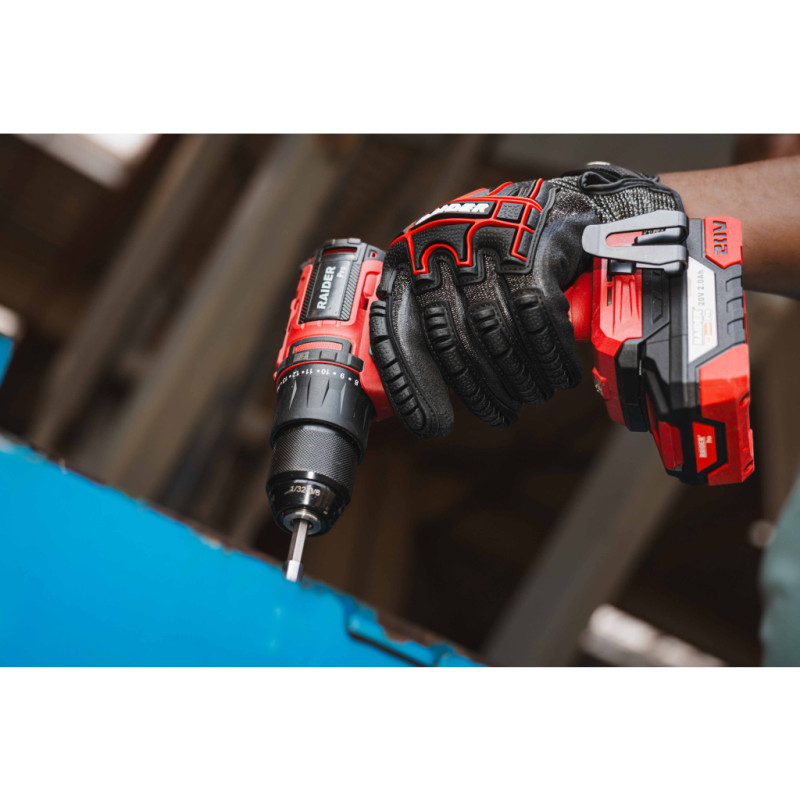 030243 RAIDER RDP-YBD20 Masina de gaurit si insurubat compatibila cu acumulator Li-Ion 20V, 40Nm