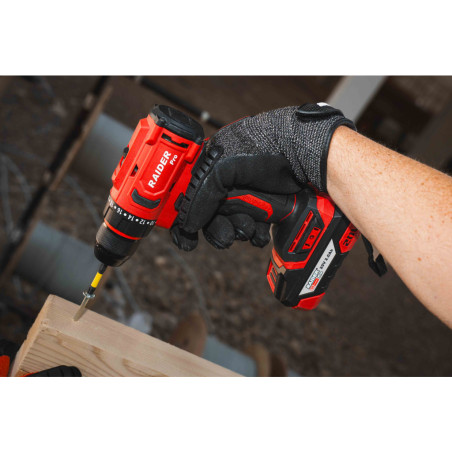 030244 RAIDER RDP-PBCD20 Masina de gaurit si insurubat cu acumulator Li-Ion 20V, 2Ah, 44Nm