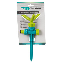 380945 Top Garden Aspersor apa ajustabil cu 3 brate si 2 sensuri