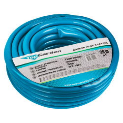 402120 TOPGARDEN Furtun de gradina 3 straturi, 1"x20m
