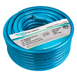402118 TOPGARDEN Furtun de gradina in 3 straturi, diametru 3/4", 30 m