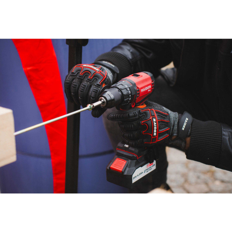 030244 RAIDER RDP-YBID20 Bormasina cu percutie compatibila cu Li-Ion 20V, 60Nm