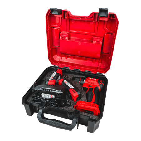 030260 RAIDER RDP-PBD20 Bormasina cu acumulator Li-Ion 20V 2x2Ah, 50Nm