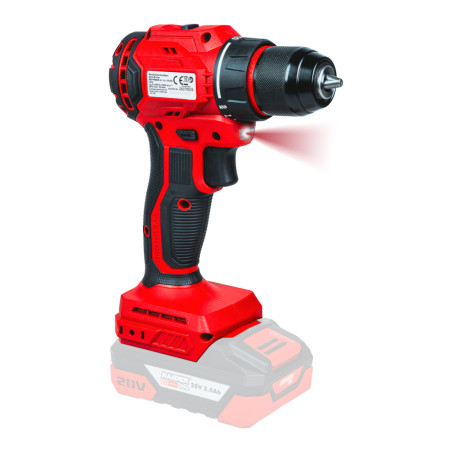 030260 RAIDER RDP-PBD20 Bormasina cu acumulator Li-Ion 20V 2x2Ah, 50Nm