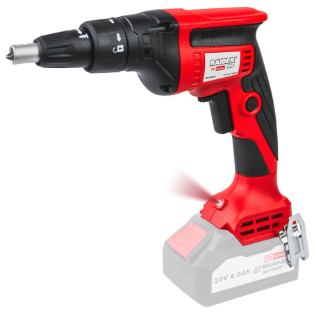 030187 RAIDER RD-BDS20 Surubelnita electrica gips-carton compatibila cu acumulator Li-Ion 20V