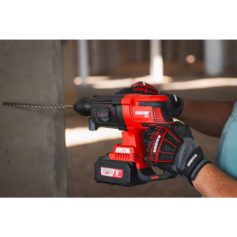 030183 RDP-BRH20 RAIDER Ciocan rotopercutor compatibil cu acumulator Li-Ion 20V SDS+, 3J