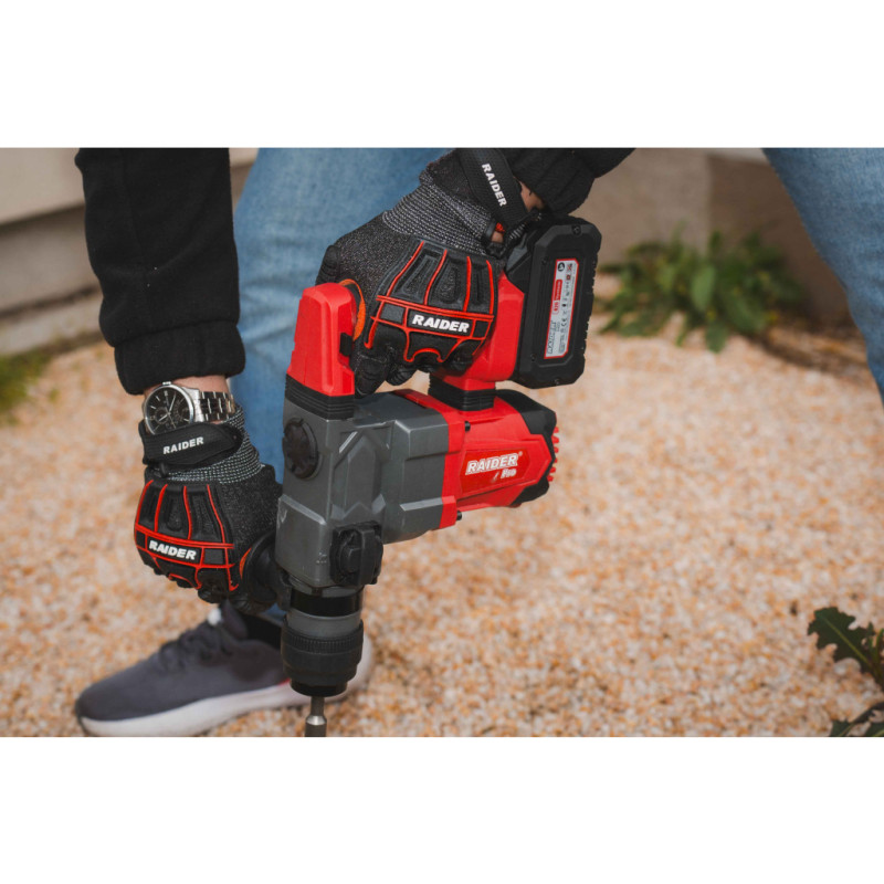 030192 RAIDER RDP-YBRH20 Ciocan rotopercutor compatibil cu acumulator Li-Ion 20V, SDS+, 3J