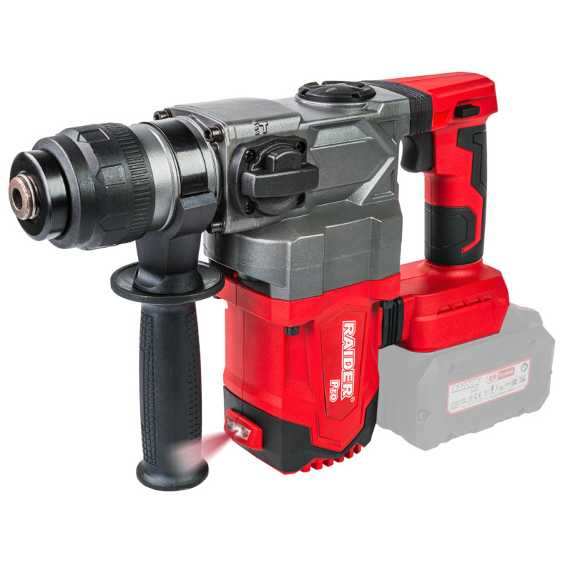 030192 RAIDER RDP-YBRH20 Ciocan rotopercutor compatibil cu acumulator Li-Ion 20V, SDS+, 3J