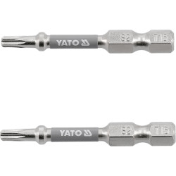 YT-78032 YATO Set 2 biti, hex. 1/4", 50 mm, T15, nichel