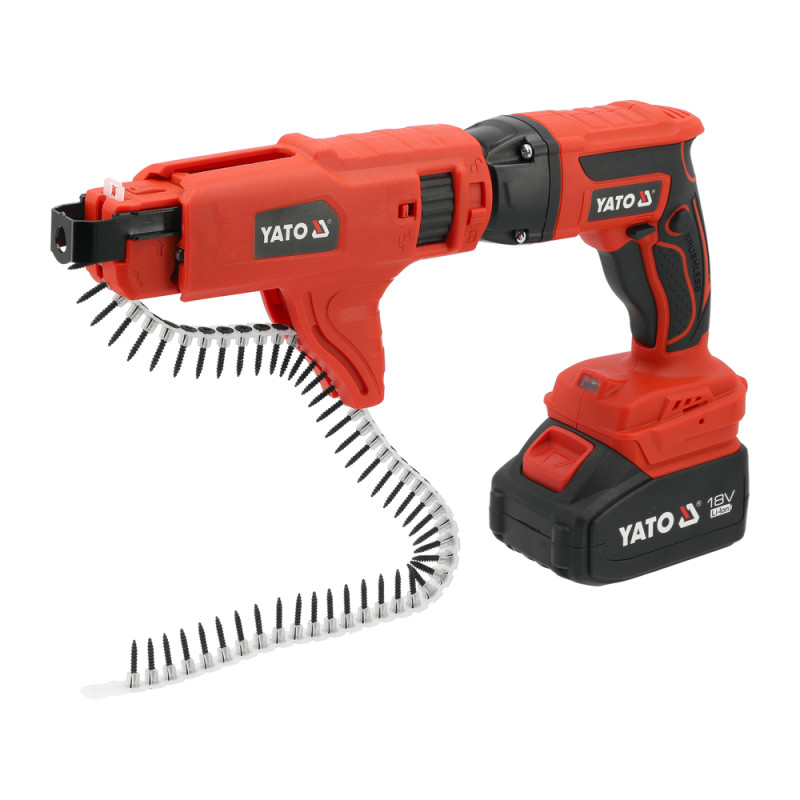YT-82075 YATO Masina de insurubat pentru rigips Li-Ion 18V, 4.0 Ah