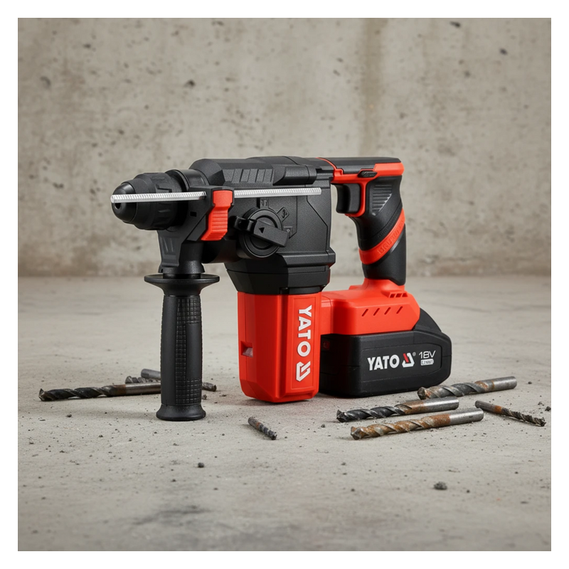YT-827721 YATO Ciocan rotopercutor cu acumulator Li-Ion 18V, 4.0 Ah, SDS+