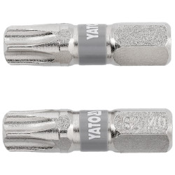 YT-78016 YATO Set 2 biti 1/4, 25 mm, T40, nichel