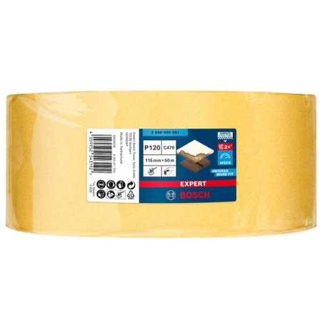 2608900981 BOSCH Rola abraziva, 115 mmx50 m, granulatie 120