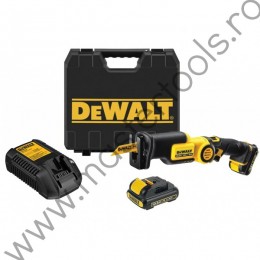 DEWALT DCS310D2 Fierastrau compact tip sabie cu doi acumulatori Li-Ion de 10.8 V