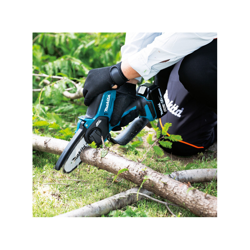 DUC101SF MAKITA Mini-fierastrau cu lant, Li-Ion LXT 18 V, 3.0Ah, 10 cm