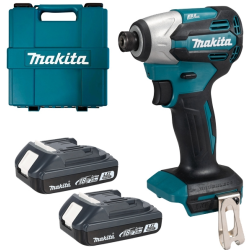 DTD158RFJ MAKITA Bormasina cu impact cu 2xLi-Ion 18V,3Ah,170Nm, valiza
