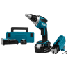 DFS452AJX2 MAKITA Bormasina Li-Ion 18 V, 2 Ah cu alimentator suruburi