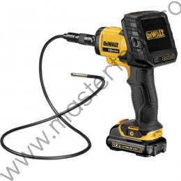 Set de inspectie cu camera si 3 cabluri, acumulator XR Li-Ion de 10.8 V DEWALT