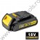 Acumulator glisant XR Li-Ion de 18 V DEWALT DCB185
