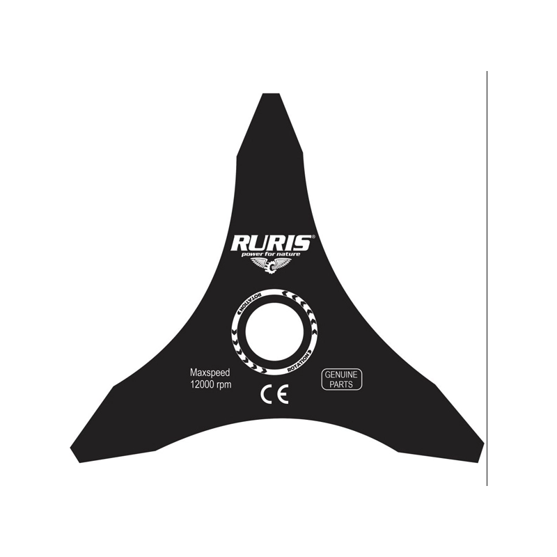 ps309-1-40 RURIS Disc pentru tuns iarba, 3 taisuri