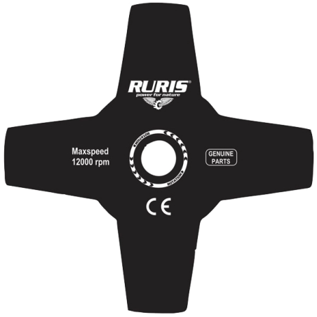 ps400-1-40 RURIS Disc pentru tuns iarba, 4 taisuri