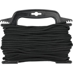 69465 VOREL Cordelina PP 5 mm, 30 m, negru