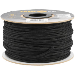 69467 VOREL Cordelina PP 5 mm, 100 m, negru