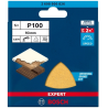 2608900826 BOSCH EXPERT Set 5 foi abrazive delta C470 93x93mm, G100, 6 orificii