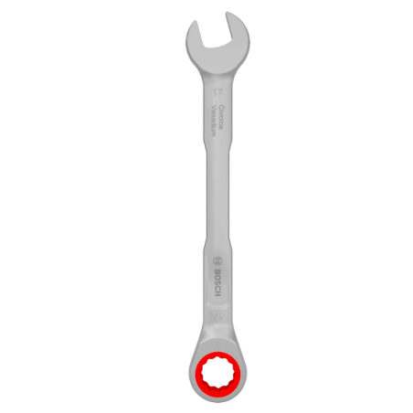 1600A03AH2 BOSCH Cheie combinata cu clichet de 17mm, otel crom-vanadiu