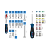 1600A03AC7 BOSCH Set de tubulare de 1/4&rdquo;, 35 piese