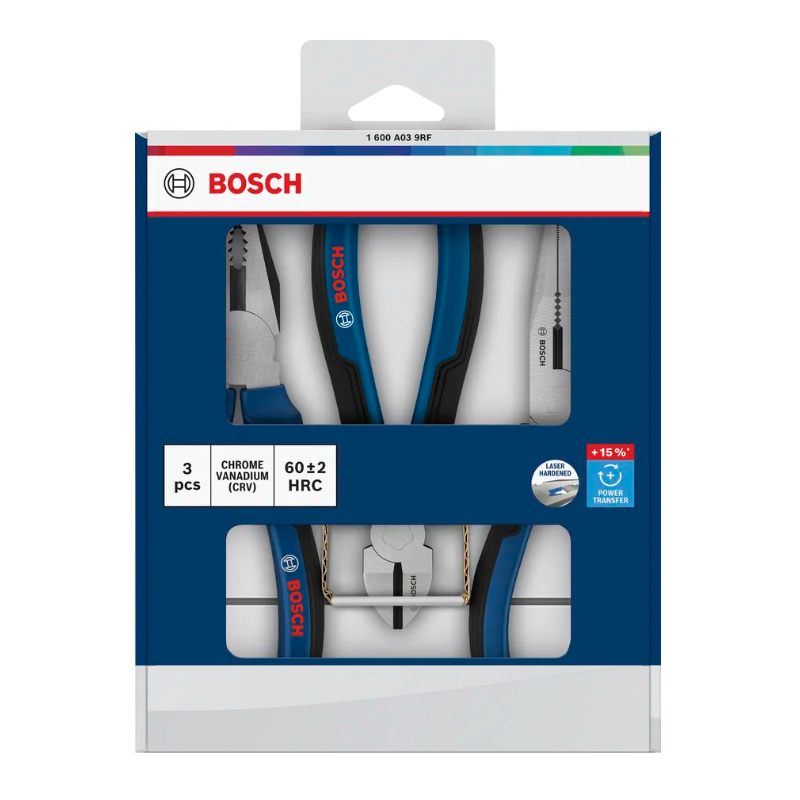 1600A039RF BOSCH Set de clesti, manere multicomponente, 3 bucati