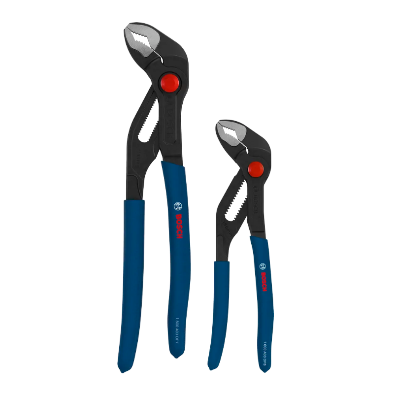 1600A03DN6 BOSCH Set de clesti pentru pompa de apa, manere antiderapante ingropate, 2 bucati