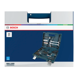 1600A03AL2 BOSCH Set mixt de scule manuale, 89 piese