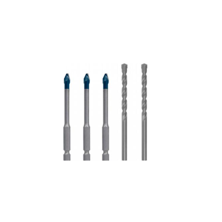 2608902313 BOSCH EXPERT Set 5 burghie HEX-9 Hard Ceramic si HEX-9 Multi Construction