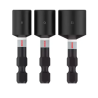 2608521U64 BOSCH Set 3 chei tubulare PRO Impact cu magnet, 8x50, 10x50, 13x50 mm