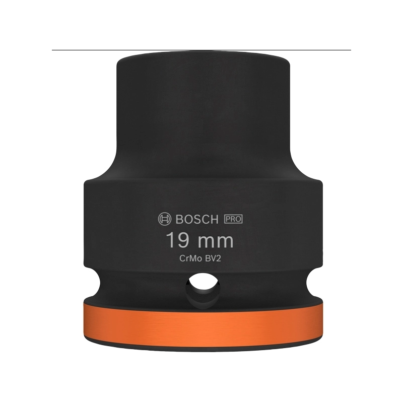 2608003058 BOSCH Cheie tubulara de impact scurta, 19x51 mm, 3/4 inch