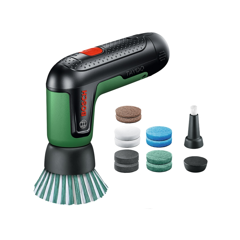06033E0102 BOSCH TAYDO Perie de curatat cu acumulator Li-Ion 3.6 V, accesorii