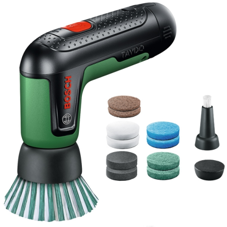 06033E0102 BOSCH TAYDO Perie de curatat cu acumulator Li-Ion 3.6 V, accesorii