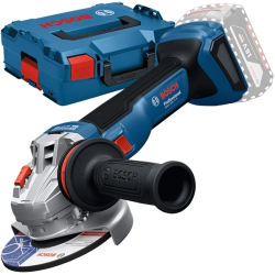 06019N4001 BOSCH GWS18V-11S Polizor unghiular compatibil cu Li-Ion 18V, 125mm, L-BOXX