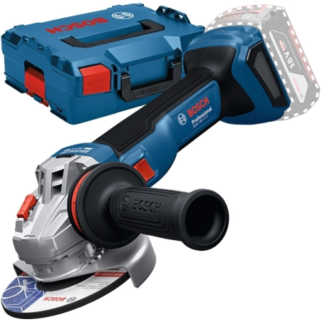 06019N4001 BOSCH GWS18V-11S Polizor unghiular compatibil cu Li-Ion 18V, 125mm, L-BOXX