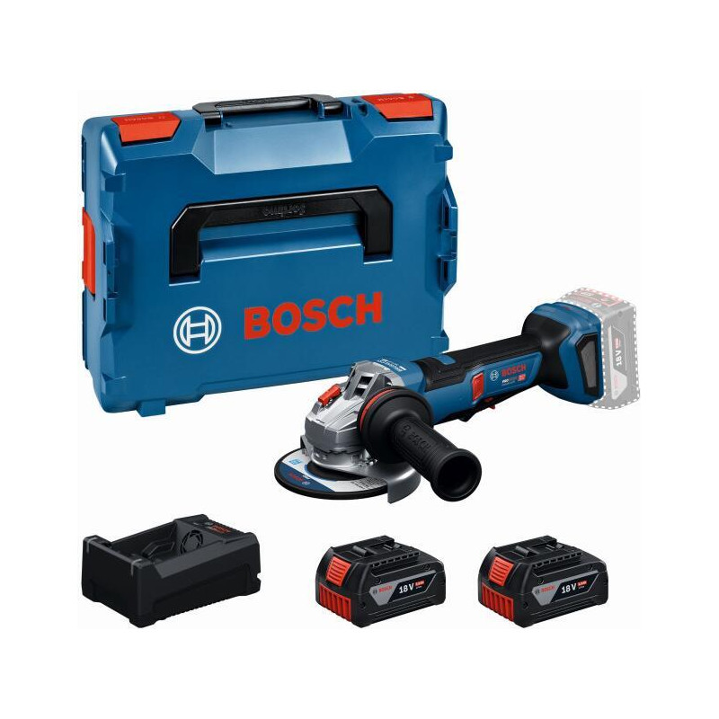 06019N4302 Bosch GWS18V-11PS Polizor unghiular cu acumulator Li-Ion 2 x GBA 18V 5Ah, 125 mm, L-BOXX