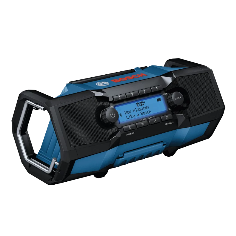 06014A3300 GPB18V-3SC Radio compatibil cu acumulator Li-Ion 18V, 87.5–108 MHz, Bluetooth 5.4