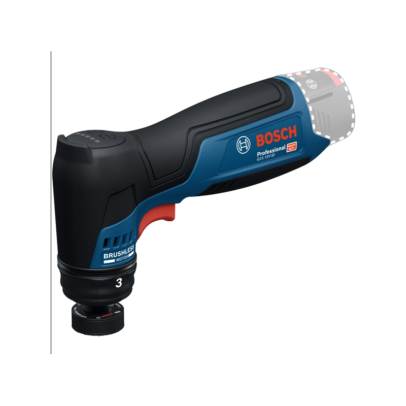 06019L1003 BOSCH GSS 12V-32 Slefuitor cu excentric compatibil cu acumulator Li-Ion 18V, 32 mm