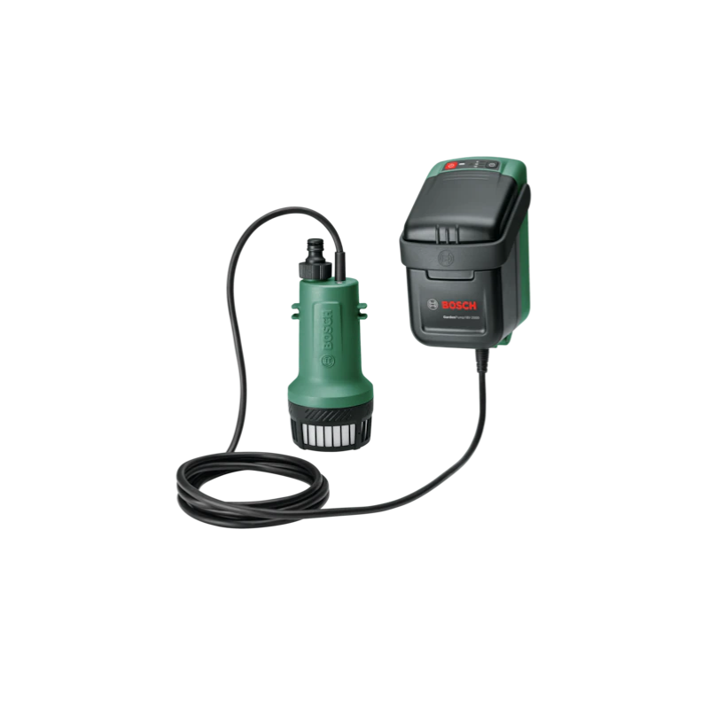 06008C4203 BOSCH GardenPump 18V-2000 Pompe pentru apa de ploaie compatibila cu acumulator Li-Ion 18V, 33.3 l/min
