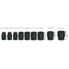 2608003038 BOSCH Set de 9 chei tubulare PRO Impact, 1/2", standard