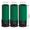 2608003033 BOSCH Set 3 chei tubulare foarte adanci PRO Impact, 1/2"